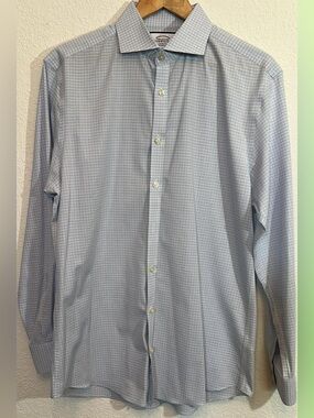 Charles Tyrwhitt Light Blue Windowpane Dress Shirt